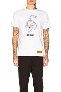 Heron Preston Open Sesame Graphic Tee In White