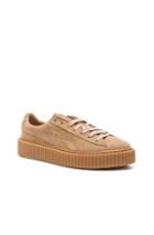 Fenty By Puma Suede Creepers In Neutrals
