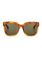 Gucci Urban Pop Web Sunglasses In Red,orange