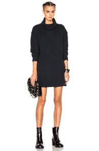 Blk Dnm Fisherman's Rib Sweater In Blue