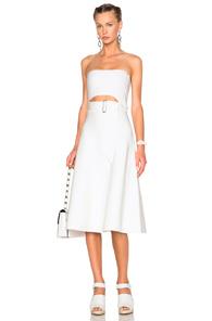 Alexander Wang Strapless Dress In White