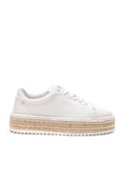 Rag & Bone Leather Kent Espadrilles In White,animal Print