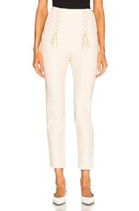 Tibi Anson Tie Pant In Neutrals