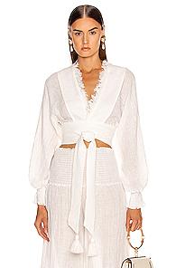 Alexis Elon Top In White