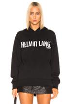 Helmut Lang Exclamation Hoodie In Black