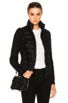Moncler Maglione Tricot Cardigan Jacket In Black