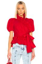 Alexachung Wrap Top In Red