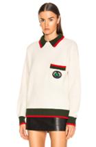 Burberry Olivine Sweater In White