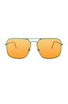 Gosha Rubchinskiy X Super Iggy Sunglasses In Metallics,green