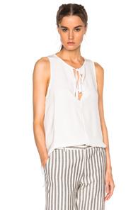 Jenni Kayne Keyhole Top In White
