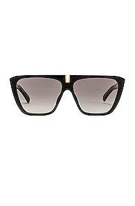 Givenchy Rectangle Sunglasses In Black