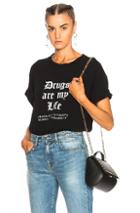 Amiri Drug Life Oversize Tee In Black