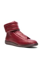 Maison Margiela Future High Top Sneakers In Red