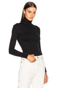 Calvin Klein 205w39nyc Interlock Jersey Turtleneck In Black