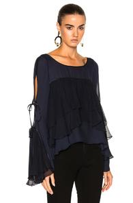 Cinq A Sept Tessa Top In Blue