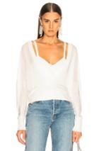Dion Lee Layered Loop Sweater In White