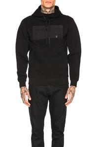 1017 Alyx 9sm Military Strap Hoodie In Black