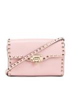 Valentino Rockstud Small Shoulder Bag In Pink
