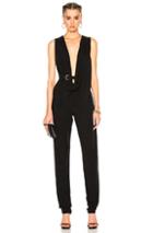 Iro X Anja Rubik Tanama Jumpsuit In Black