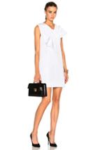 Victoria Victoria Beckham Twist Bow Dress In White