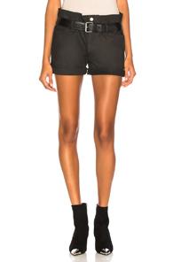 Rta Pierce Leather Short In Black