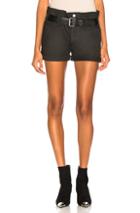 Rta Pierce Leather Short In Black