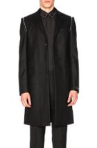 Givenchy Wool Cashmere Coat In Black