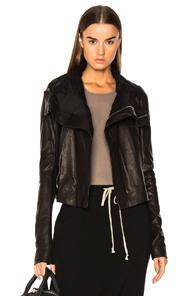 Rick Owens Classic Biker Jacket In Black