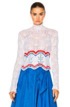 Peter Pilotto Lace Knit Jumper In White