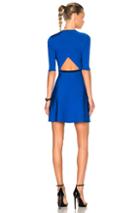 Victoria Victoria Beckham Open Back Dress In Blue