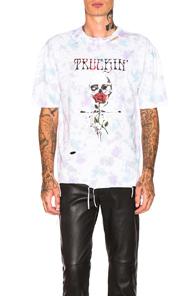 Alchemist Truckin' Tee In Ombre & Tie Dye,white,purple