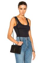 Enza Costa Rib Fitted Bold Tank Top In Gray