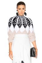 Peter Pilotto Intarsia Knit Jumper In Neutrals,geometric Print