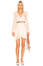 Caroline Constas Olena Dress In Neutral,pink