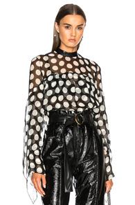 Petar Petrov Elah Blouse In Black,geometric Print