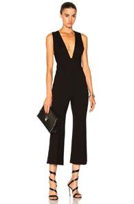Tibi Tailored Jumpsuit In Black