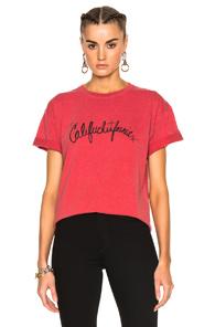 Adaptation Califuckinfornia Vintage Tee In Red