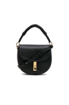Altuzarra Ghianda Braided Top Handle Medium Saddle Bag In Black