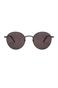 Saint Laurent Round Sunglasses In Black