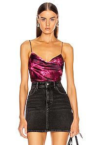 Cinq A Sept Tie Dye Marta Cami In Ombre & Tie Dye,purple