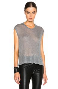 Isabel Marant Etoile Anette Cashmere Tee In Gray