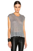 Isabel Marant Etoile Anette Cashmere Tee In Gray