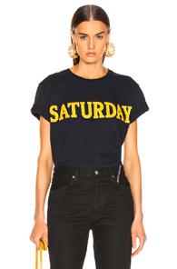 Alberta Ferretti Saturday Tee In Blue