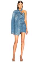 Unravel Hybrid Jacket Dress In Blue