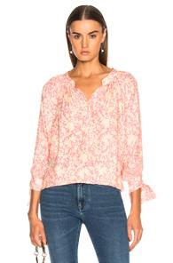 Natalie Martin Renata Top In Pink,floral