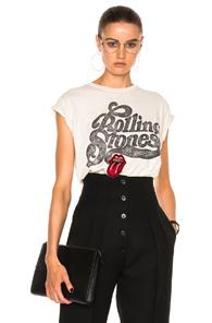 Madeworn Rolling Stones Patch Tee In White