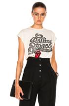 Madeworn Rolling Stones Patch Tee In White