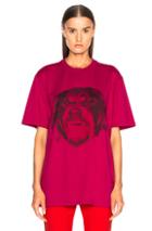 Givenchy Rottweiler Printed Graphic Tee In Pink