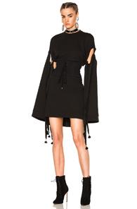Fenty By Puma Sleeve Tie Sweatshirt In Black