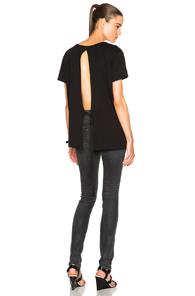 Helmut Lang Open Back Tee In Black